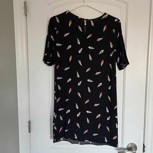 Adorable black dress with ice cream cones by Henry Holland - Picture 2 of 6